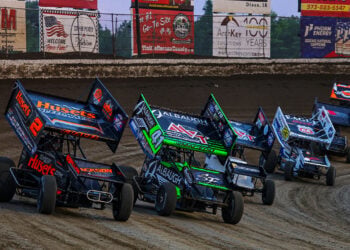 World of Outlaws Sprint Cars racing