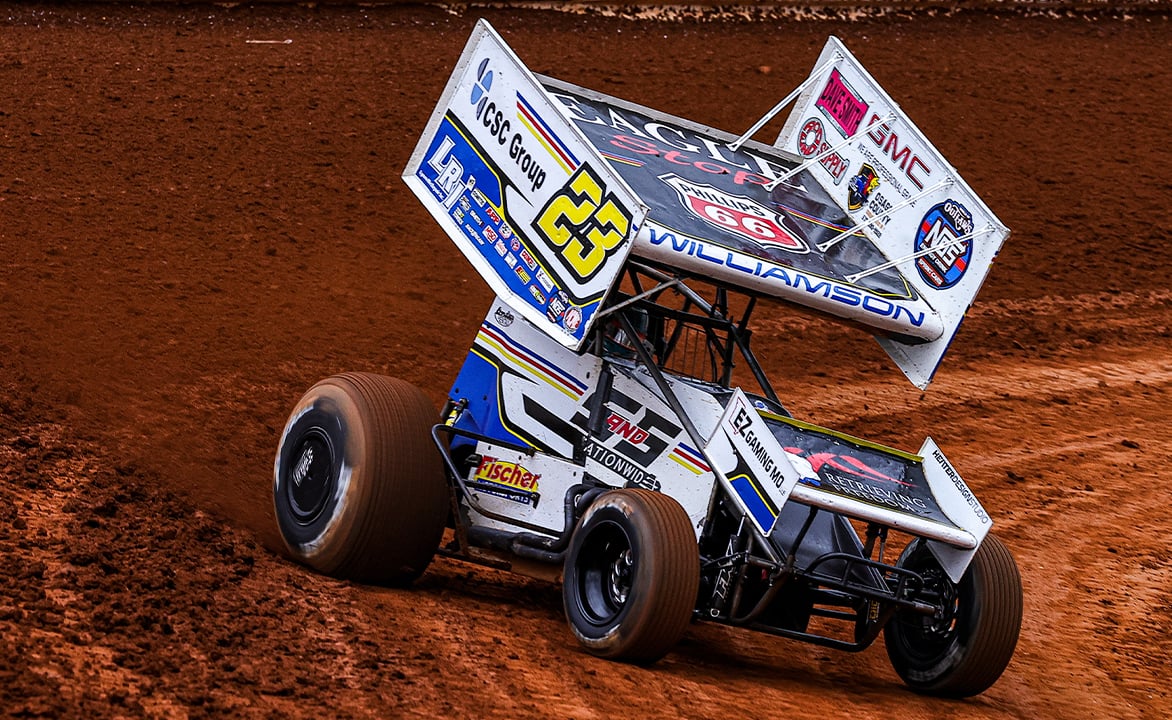 The Fischer Motorsports No. 23 Sprint Car