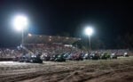 World of Outlaws Four-Wide Salute