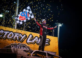 Dotson in Shelby County Victory Lane