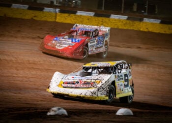 McCreadie and Pierce racing
