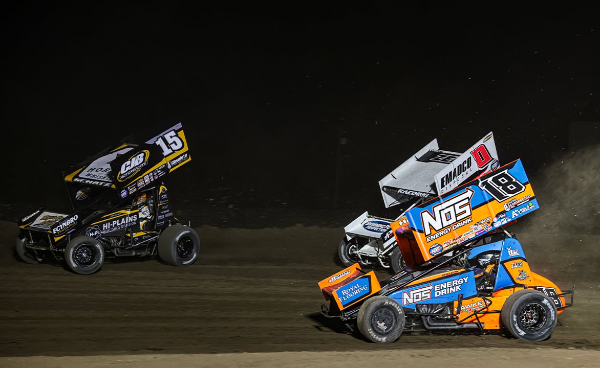 World of Outlaws Sprint Cars racing
