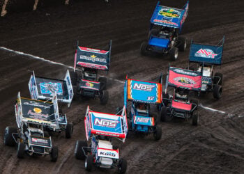 World of Outlaws Sprint Cars racing