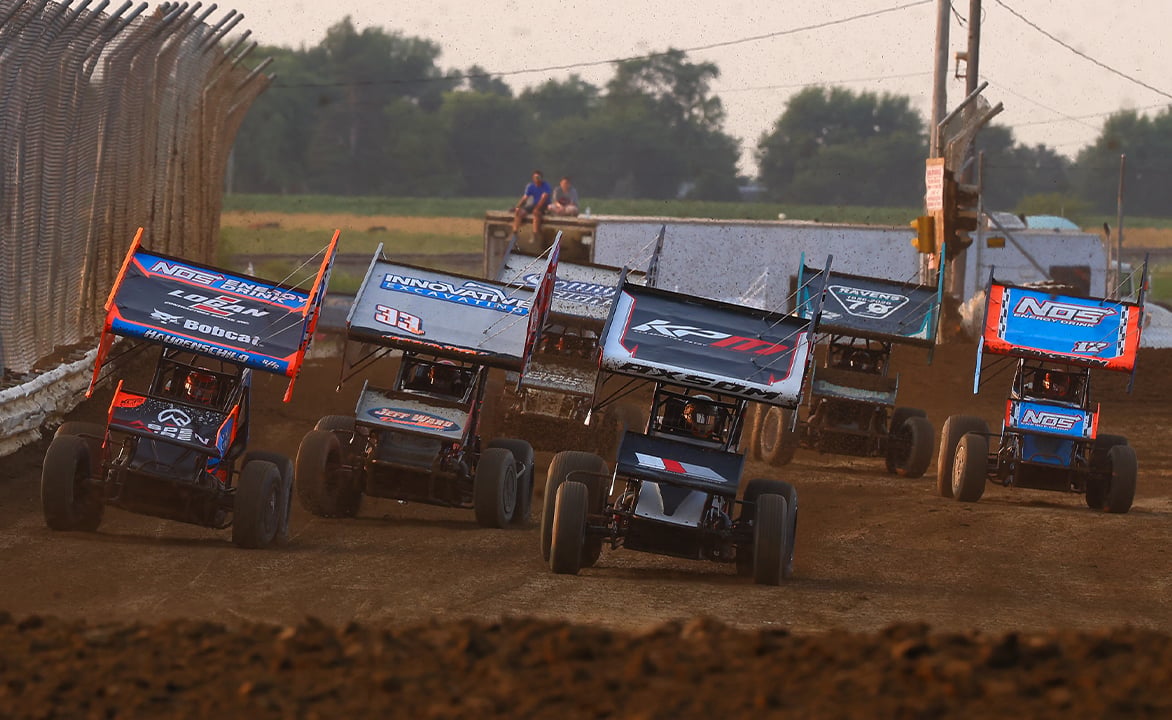 World of Outlaws Sprint Cars racing