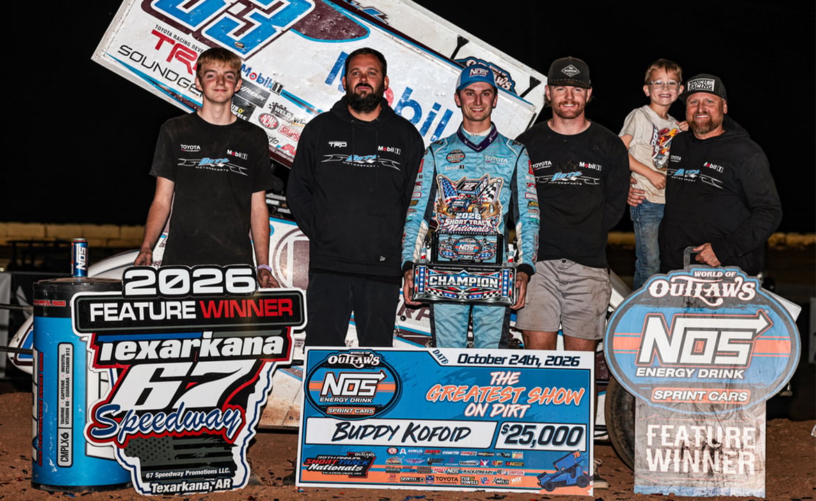 Roth Motorsports in Texarkana 67 Speedway Victory Lane
