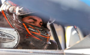 David Gravel sitting the Big Game Motorsports No. 2 Sprint Car