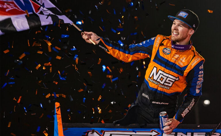 BUCKEYE BACK-TO-BACK: Haudenschild Rolls from Row Five to Sharon Victory Lane