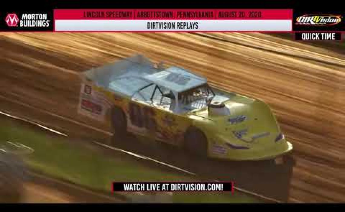 DIRTVISION REPLAYS | Lincoln Speedway August 20th, 2020