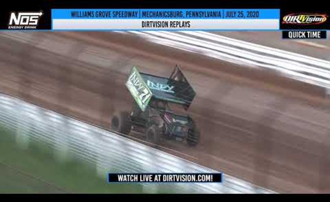 DIRTVISION REPLAYS | Williams Grove Speedway July 25, 2020