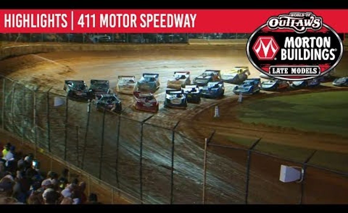World of Outlaws Morton Buildings Late Models 411 Motor Speedway, October 5th, 2019 | HIGHLIGHTS