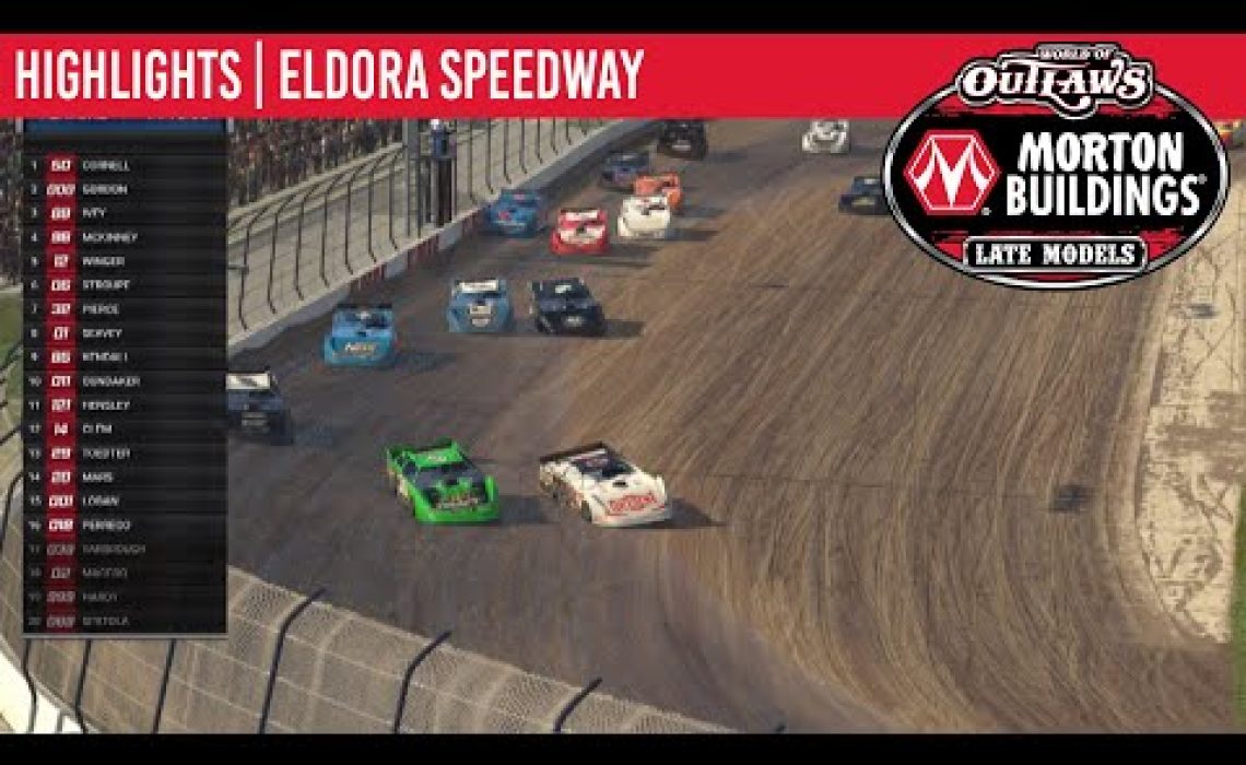 World of Outlaws Morton Buildings Late Models Eldora Speedway, April 27th, 2020 | HIGHLIGHTS