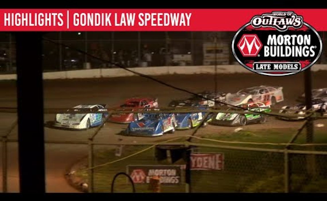 World of Outlaws Morton Buildings Late Models Gondik Law Speedway, July 14, 2020 | HIGHLIGHTS