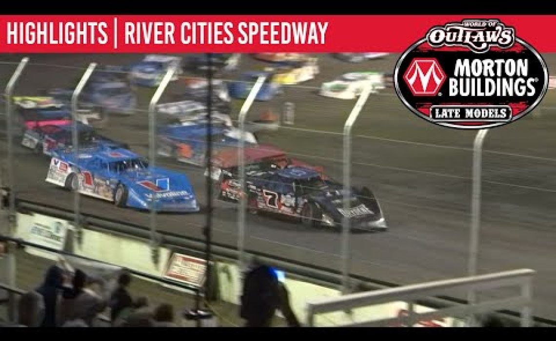 World of Outlaws Morton Buildings Late Models River Cities Speedway, July 19, 2020 | HIGHLIGHTS