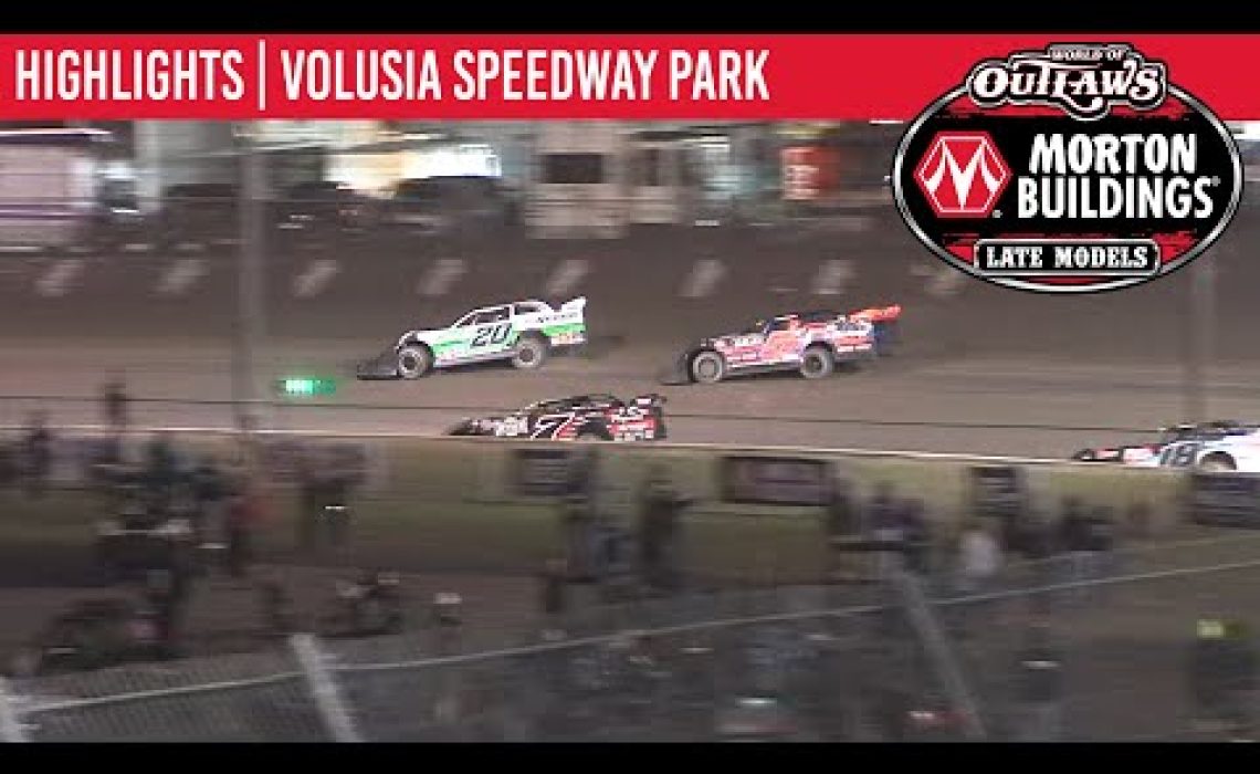 World of Outlaws Morton Buildings Late Models Volusia Speedway Park, February 14, 2020 | HIGHLIGHTS