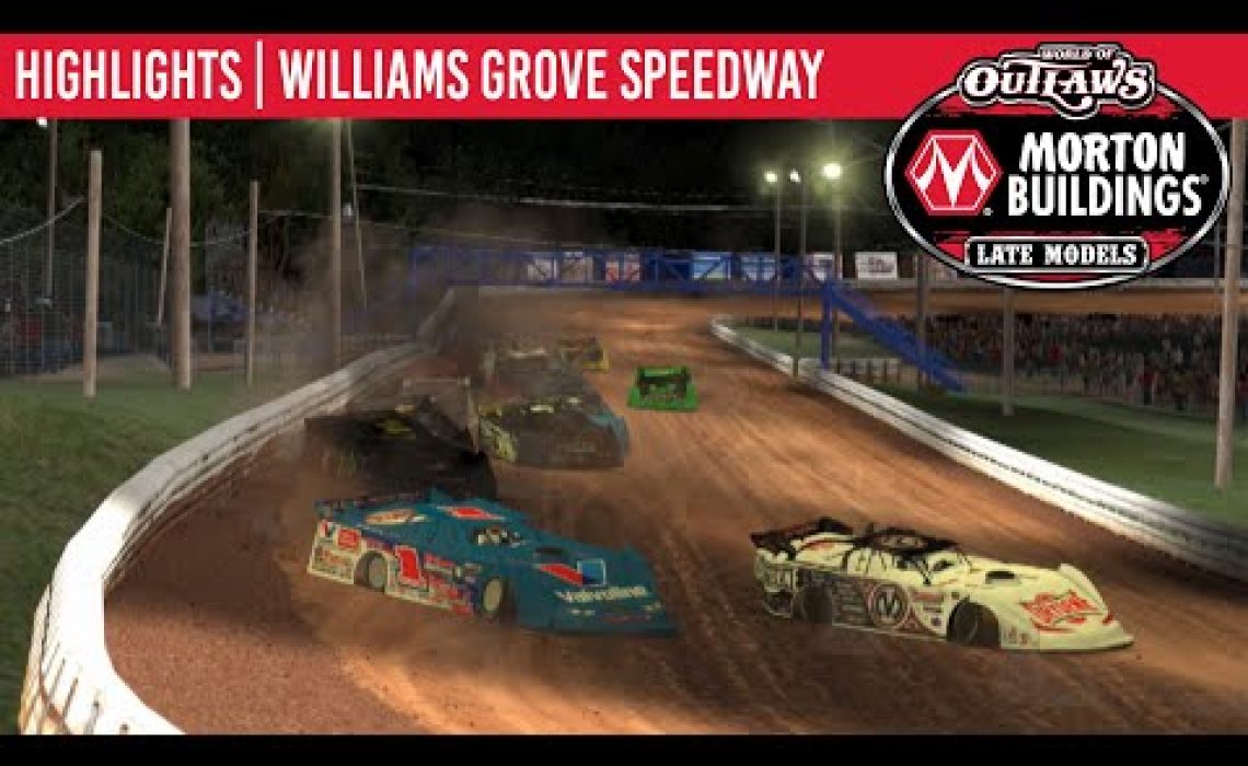 World of Outlaws Morton Buildings Late Models Williams Grove Speedway, April 20th, 2020 | HIGHLIGHTS