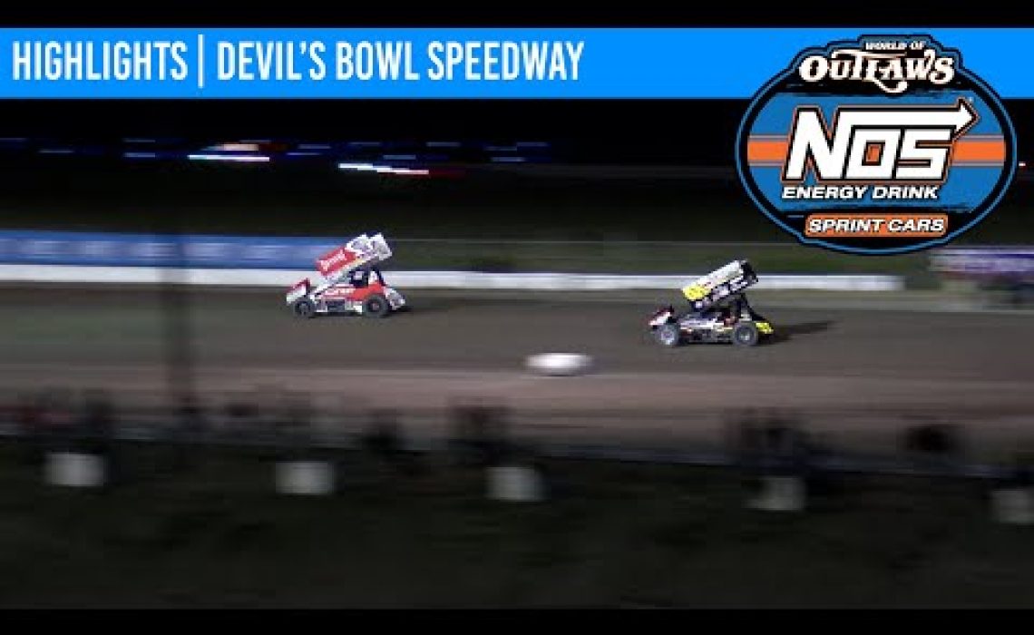 World of Outlaws NOS Energy Drink Sprint Cars Devil’s Bowl Speedway September 19, 2020 | HIGHLIGHTS