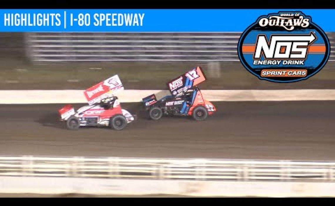 World of Outlaws NOS Energy Drink Sprint Cars I-80 Speedway August 30, 2020 | HIGHLIGHTS