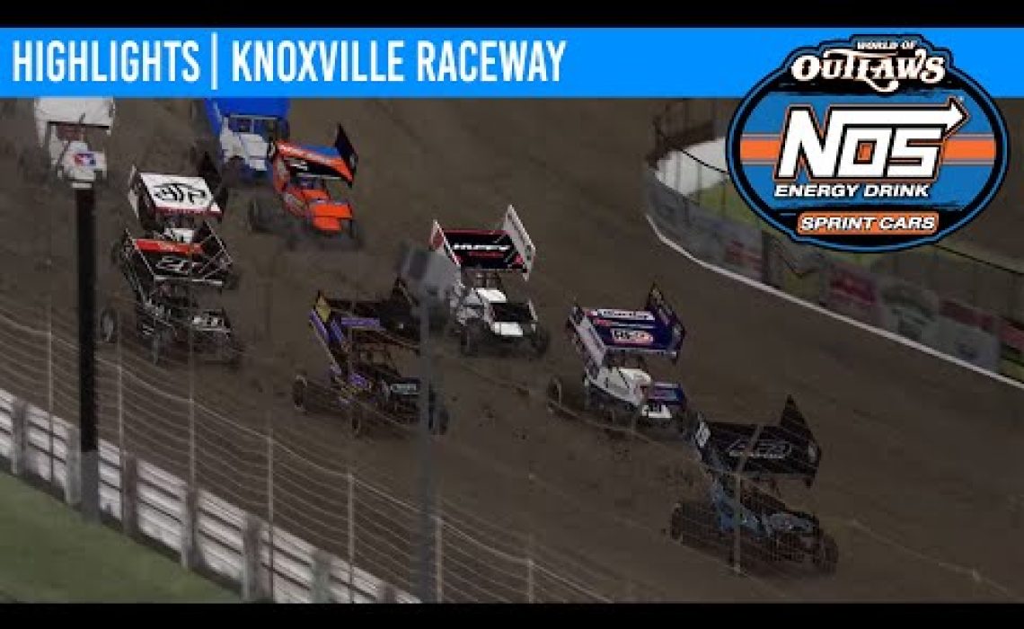 World of Outlaws NOS Energy Drink Sprint Cars Knoxville Raceway, April 7th, 2020 | HIGHLIGHTS