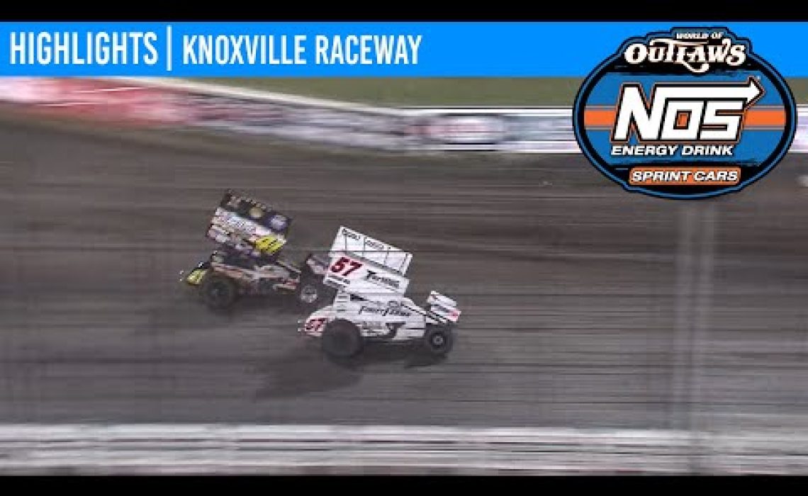 World of Outlaws NOS Energy Drink Sprint Cars Knoxville Raceway, June 12, 2020 | HIGHLIGHTS