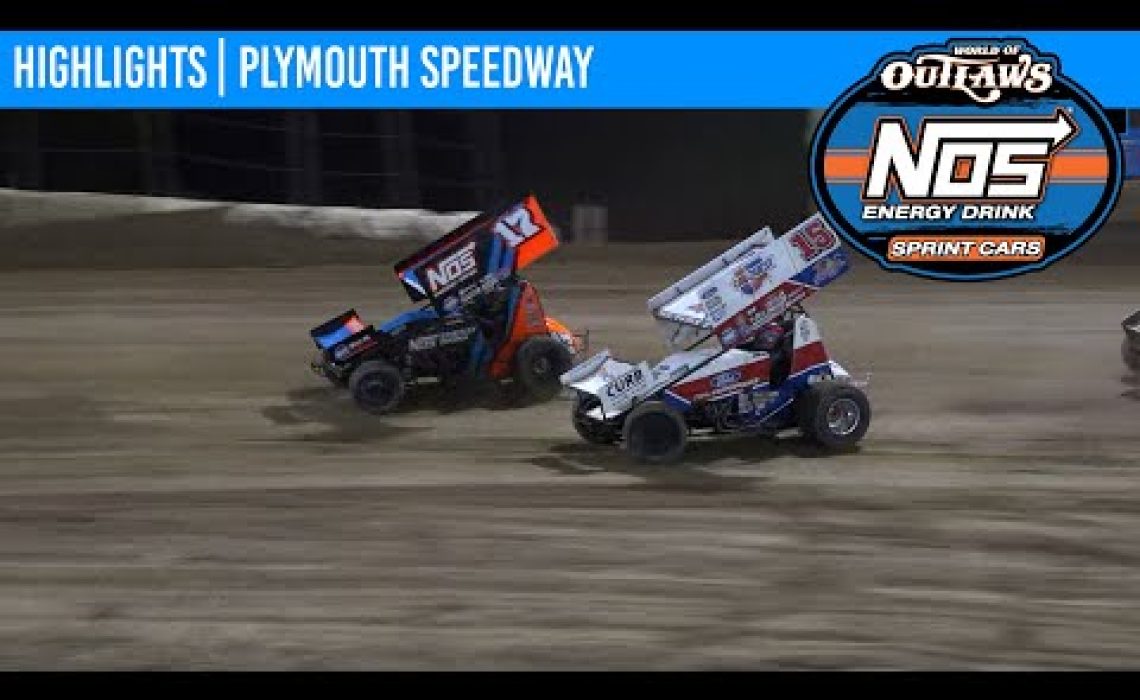 World of Outlaws NOS Energy Drink Sprint Cars Plymouth Speedway September 24, 2020 | HIGHLIGHTS