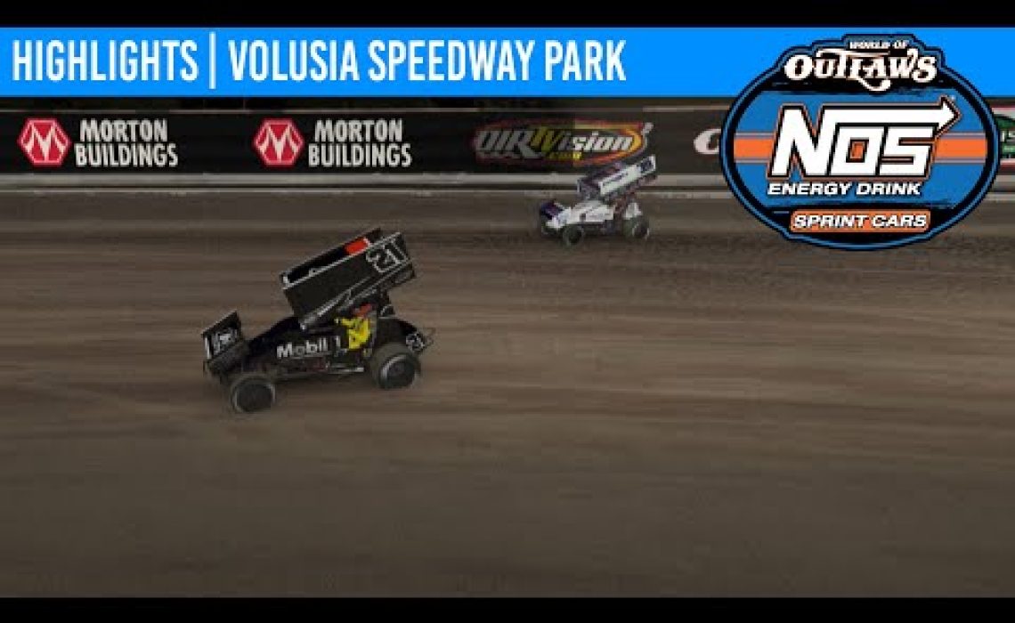 World of Outlaws NOS Energy Drink Sprint Cars Volusia Speedway Park, May 3, 2020 | HIGHLIGHTS
