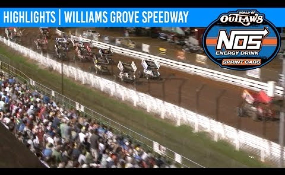 World of Outlaws NOS Energy Drink Sprint Cars Williams Grove Speedway, July 26th, 2019 | HIGHLIGHTS
